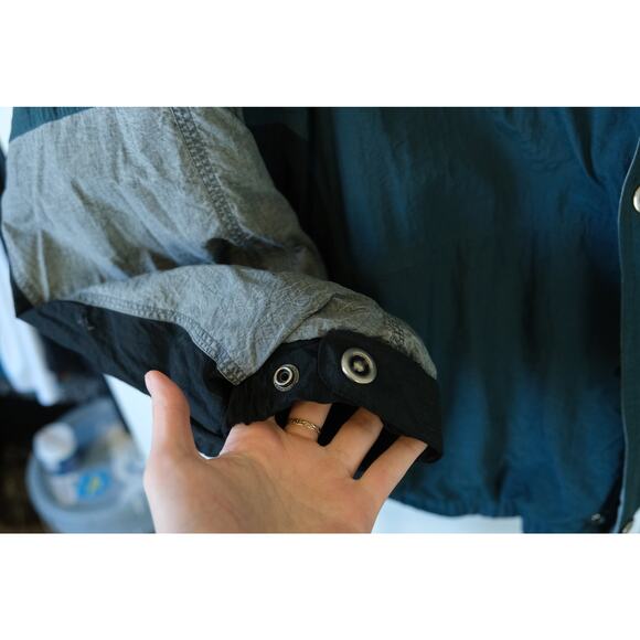 Vintage Pacific Trail Windbreaker WeatherProof Puffy Dark Green Jacket Men Large - Picture 4 of 9